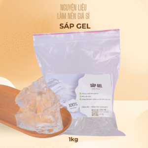 Sáp Gel Làm Nến 1kg – Trong Suốt, Dễ Đổ Khuôn, Giá Tốt