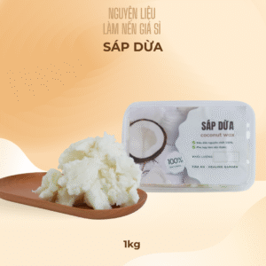 sáp dừa làm nến
