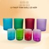 LY THUỶ TINH MÀU CÓ NẮP