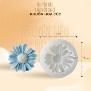 Khuôn nến hoa cúc