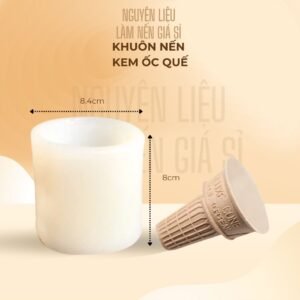 Khuôn làm nến hình kem ốc quế