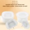 Khuôn Thạch cao – Resin mini hình vuông/hình tròn/chum rượu có nắp
