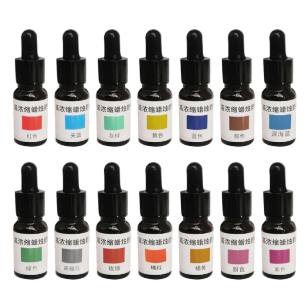 Màu nước pha nến thơm handmade đậm đặc - 10ml