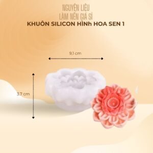 KHUÔN SILICON HÌNH HOA SEN 1