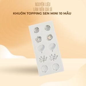 KHUÔN TOPPING SEN MINI 10 MẪU