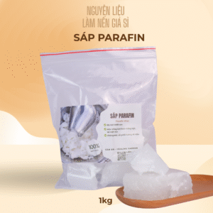 Sáp Parafin 1kg – Nguyên liệu làm nến thơm, trắng đẹp.