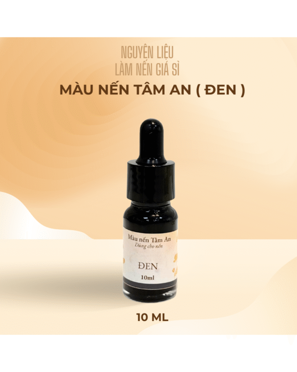 Màu Đen Dành Cho Nến Thơm 10ml