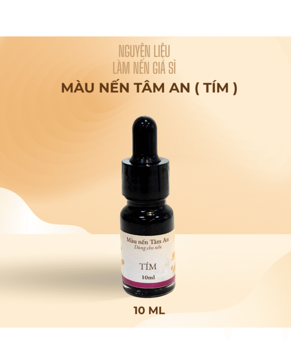 Màu Tím Dành Cho Nến Thơm 10ml – Nguyên Liệu Nhuộm Nến Cao Cấp