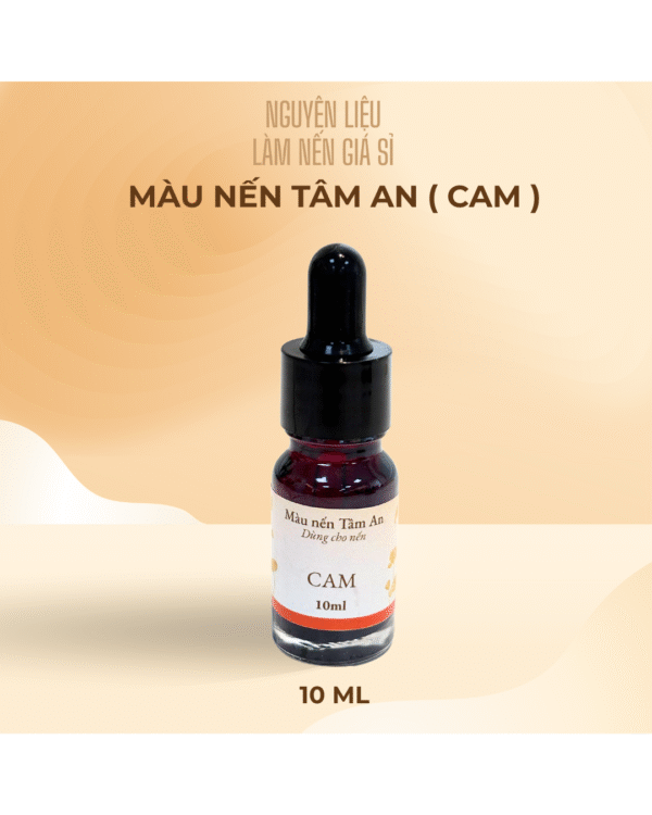 Màu Cam Dành Cho Nến Thơm 10ml – Nguyên Liệu Nhuộm Nến Cao Cấp