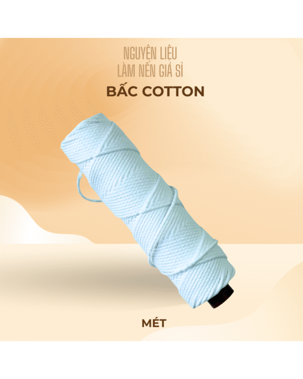Bấc Cotton Tự Nhiên Làm Nến Handmade (Bán Theo Mét)