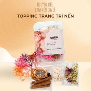 Topping Hoa Khô Trang Trí Nến
