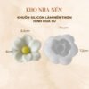 KHUÔN SILICON LÀM NẾN HÌNH HOA SỨ