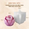 KHUÔN SILICON LÀM NẾN THƠM HÌNH HOA TULIP F425