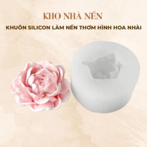 Khuôn silicon làm nến thơm hình hoa nhài